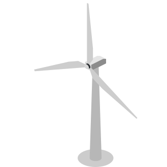 Turbine, wind, wind turbine icon